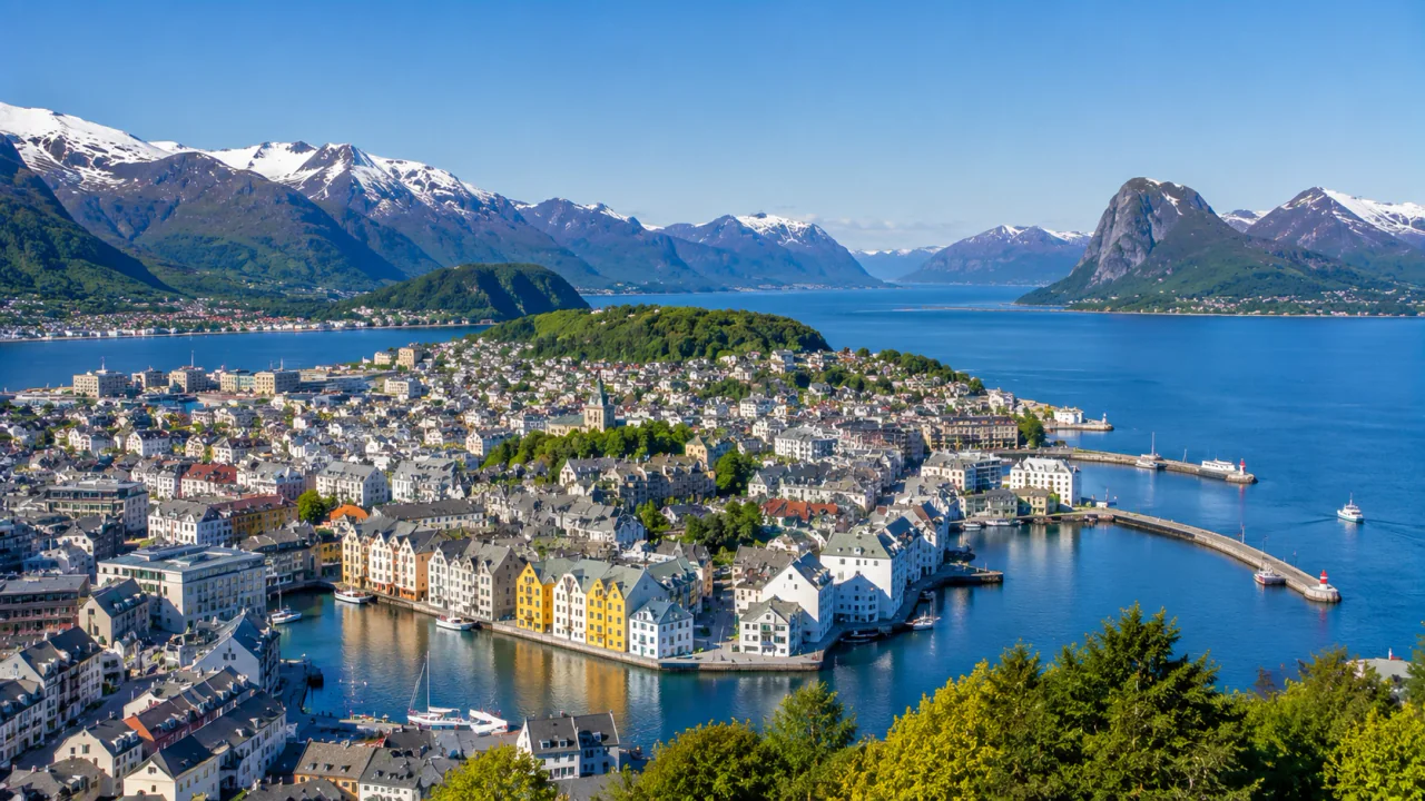 Ålesund ferry destination