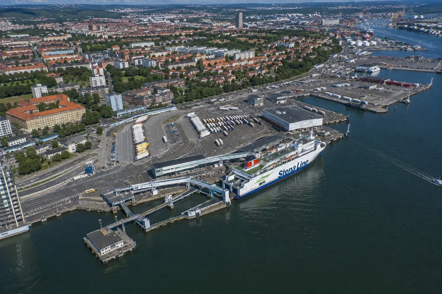 Stena Line ferry at Gothenburg harbour