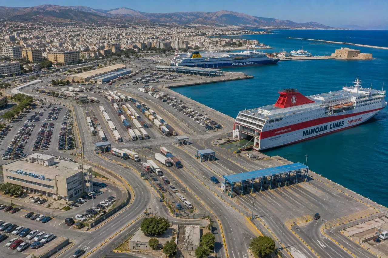 Heraklion ferry port