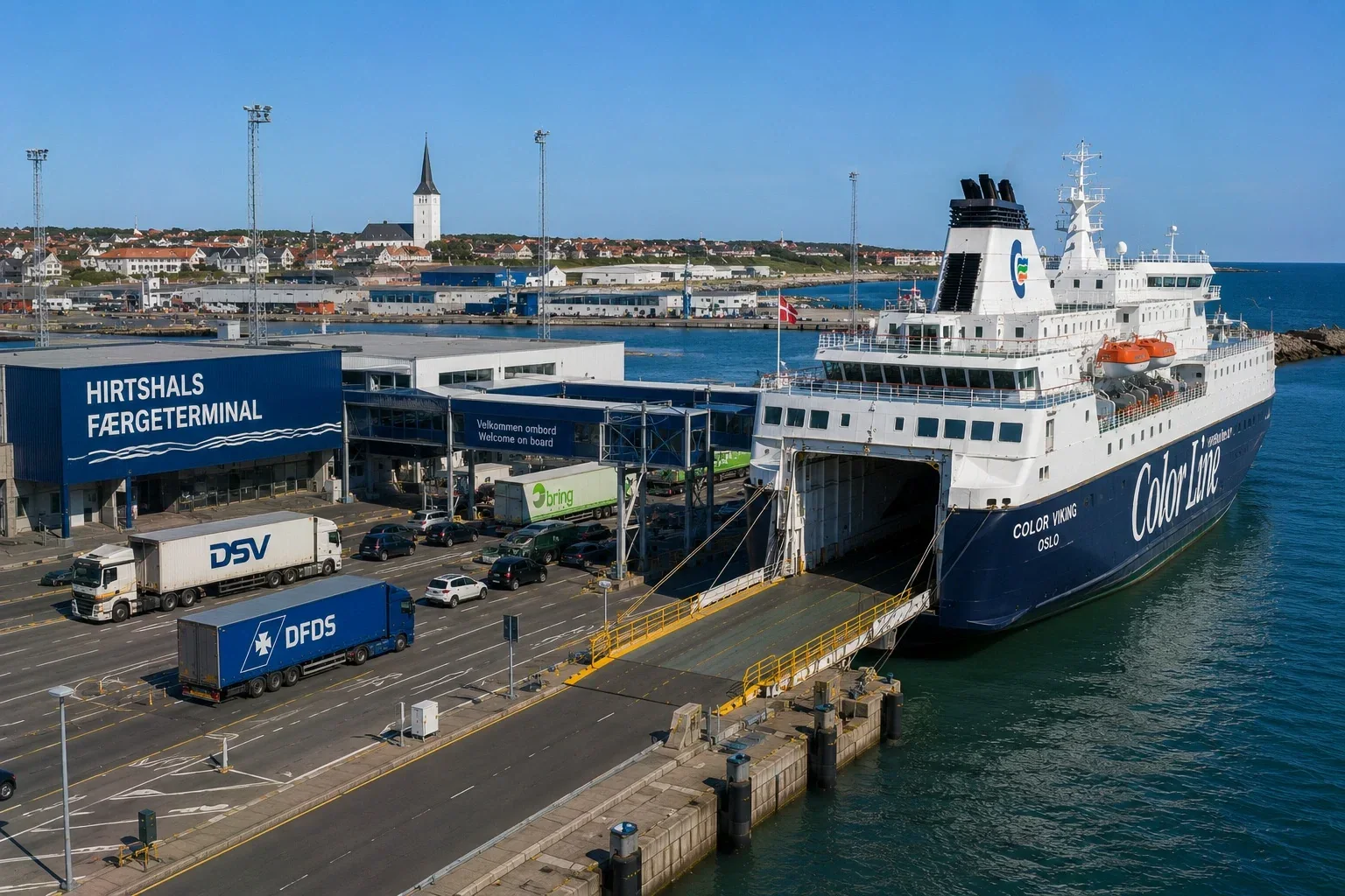 Hirtshals ferry port