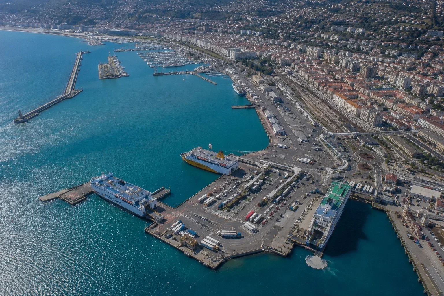 Nice ferry port