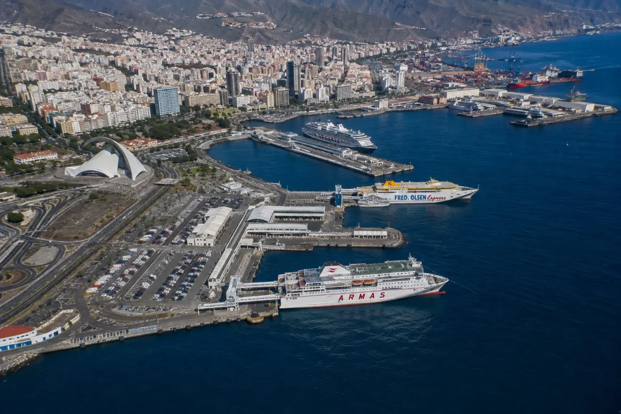 Santa Cruz de Tenerife ferry port