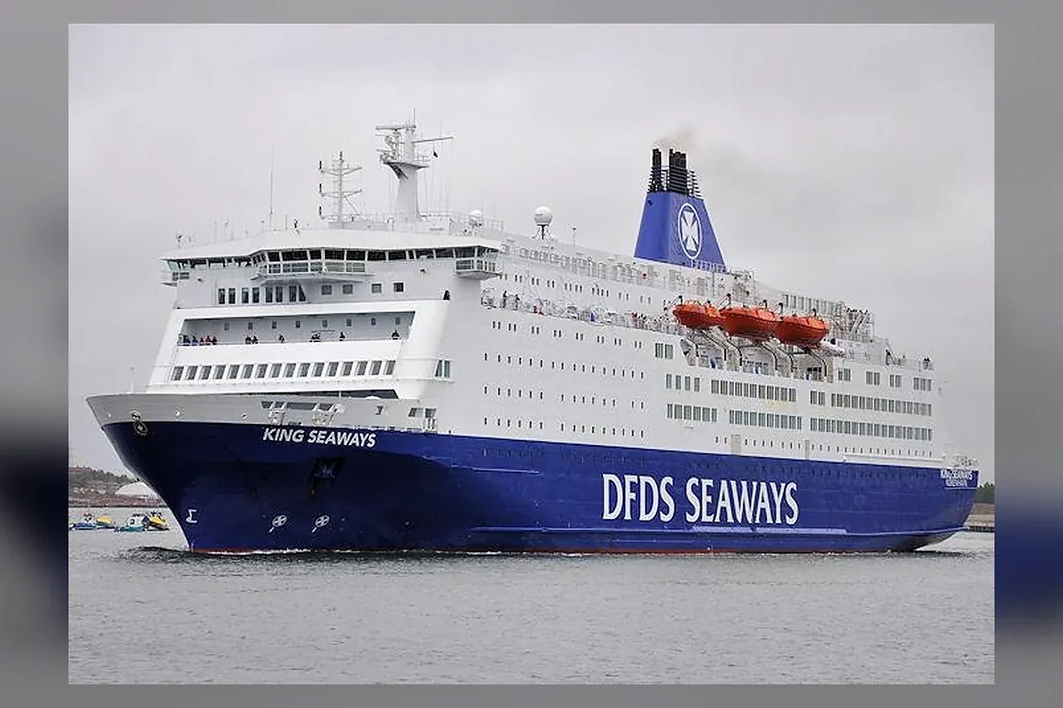 DFDS Seaways passenger ferry at sea