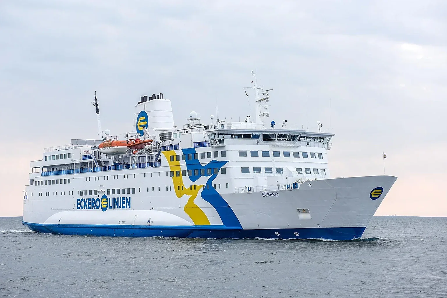 Eckerö Linjen passenger and vehicle ferry on the Åland Sea