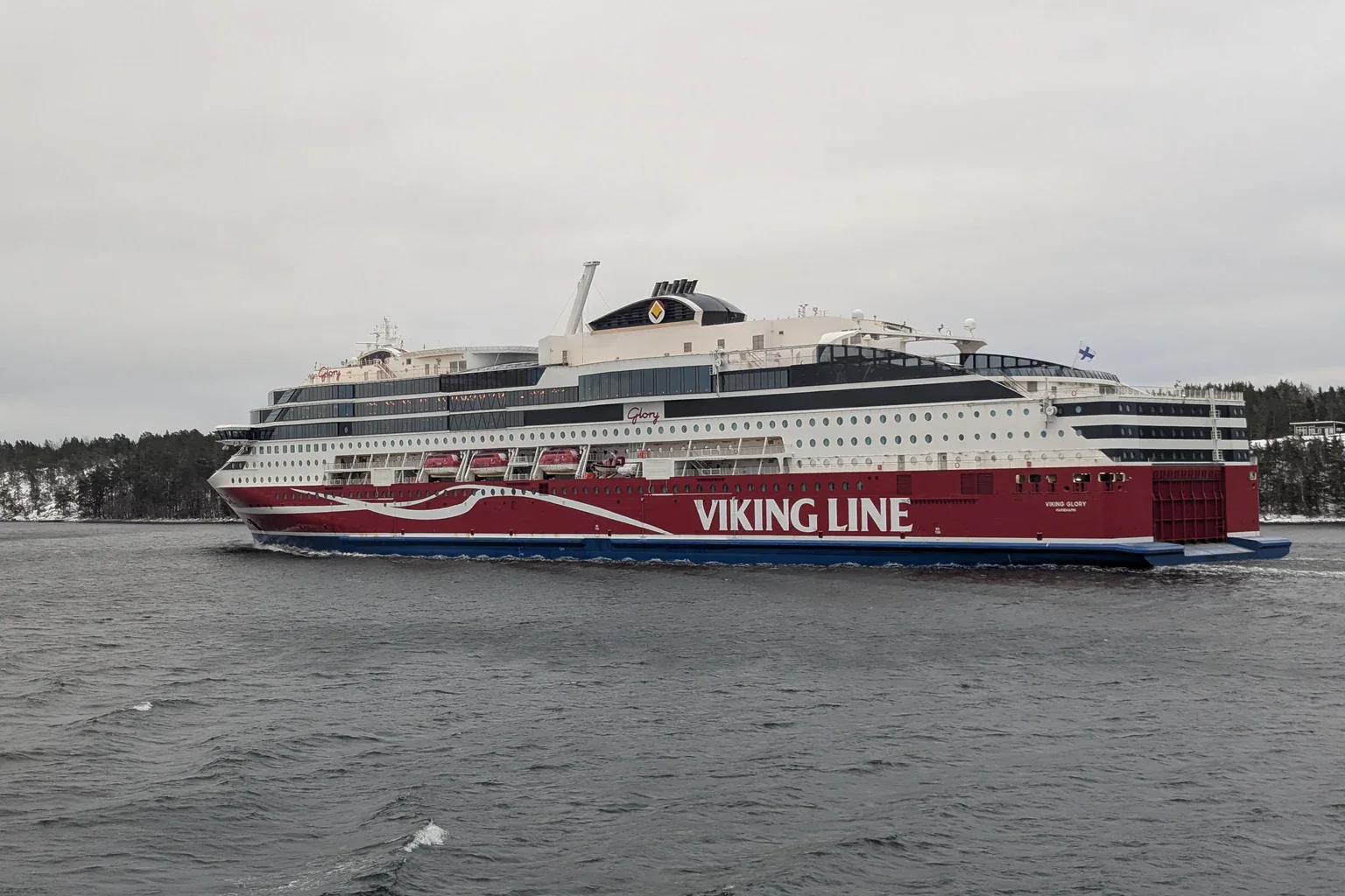 Viking Glory sailing in the Baltic Sea
