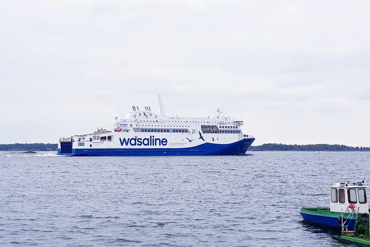 Aurora Botnia sailing from Vaasa