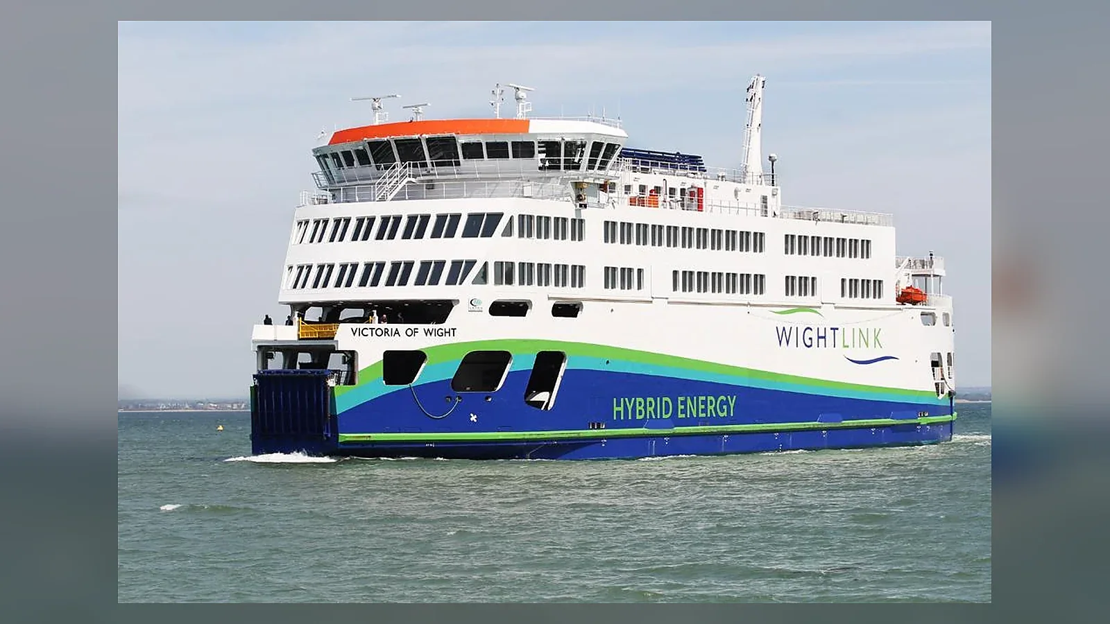 Wightlink vehicle ferry serving Fishbourne on the Isle of Wight